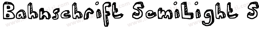 Bahnschrift SemiLight Ser字体转换